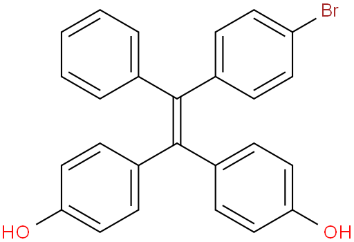1,1 -二(4' -羟基苯) -2 -(4'' -溴苯) -2-苯基乙烯