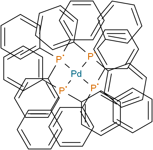 Terakis(triphenylphosphine)palladium(0)