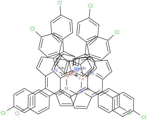 Iron(III) meso-tetrakis(4-chlorophenyl)porphine-µ-oxo dimer
