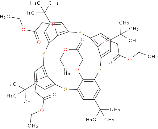 4-tert-Butyl-1-(ethoxycarbonylmethoxy)thiacalix[4]arene